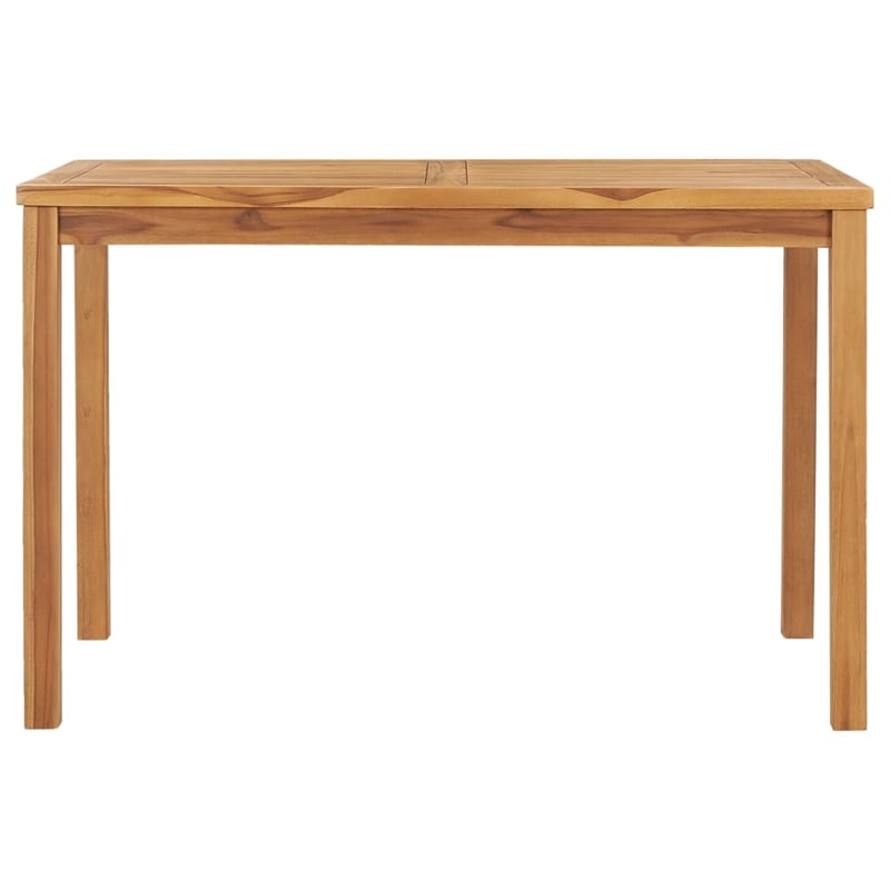 vidaXL Solid Teak Wood Patio Dining Table
