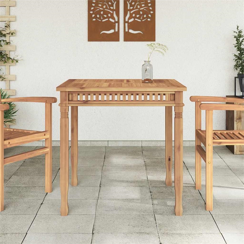 vidaXL Teak Hardwood Dining Table in Teak