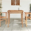 vidaXL Teak Hardwood Dining Table in Teak