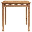 vidaXL Teak Hardwood Dining Table in Teak