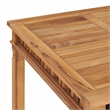 vidaXL Teak Hardwood Dining Table in Teak
