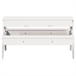 vidaXL Solid Pine Wood Medium Picnic Table in White