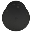 vidaXL Powder Coated Steel Garden Dining Table in Black