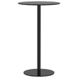 vidaXL Powder Coated Steel Garden Dining Table in Black