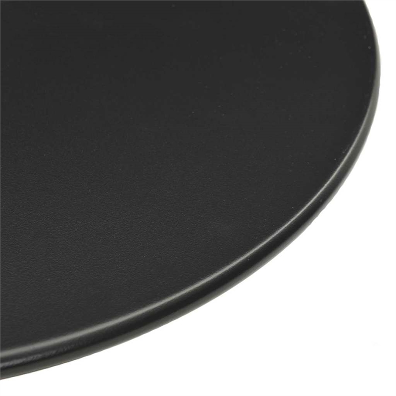 vidaXL Powder Coated Steel Garden Dining Table in Black