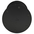vidaXL Powder Coated Steel Garden Dining Table in Black