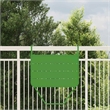 vidaXL Steel Hanging Balcony Table in Green