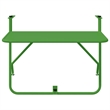 vidaXL Steel Hanging Balcony Table in Green