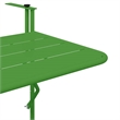 vidaXL Steel Hanging Balcony Table in Green