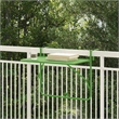 vidaXL Steel Hanging Balcony Table in Green