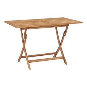 vidaXL Solid Teak Wood Dining Table in Teak