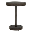 vidaXL Powder Coated Steel Garden Dining Table in Brown
