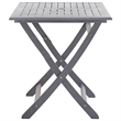 vidaXL Dining Table in Gray with Natural/Brown Finish