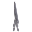 vidaXL Dining Table in Gray with Natural/Brown Finish