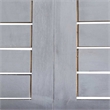 vidaXL Dining Table in Gray with Natural/Brown Finish