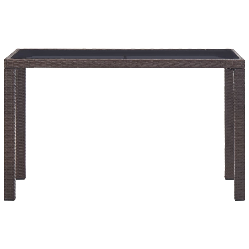 vidaXL Outdoor Dining Table in Brown