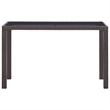 vidaXL Outdoor Dining Table in Brown
