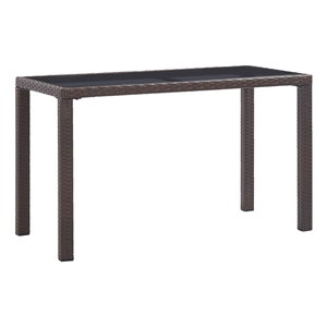 vidaXL Outdoor Dining Table in Brown