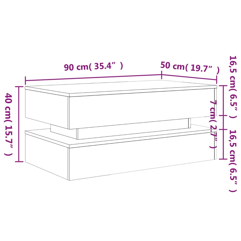 vidaXL 35.4