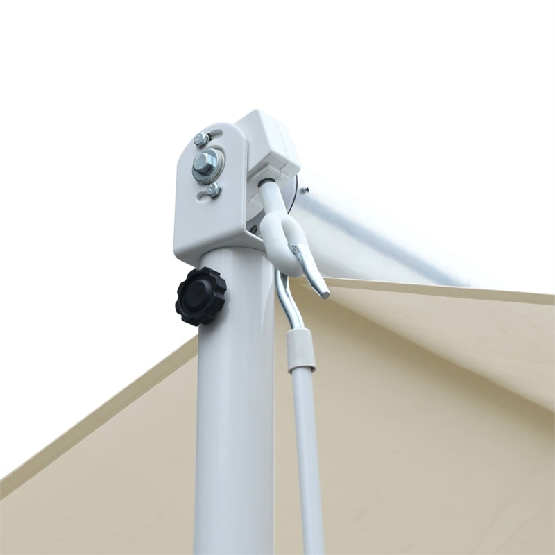 vidaXL Awning with PU Coating and Powder-Coated Steel in Cream