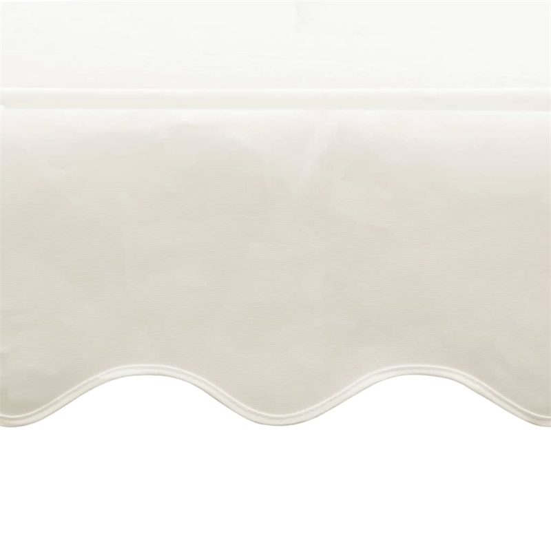 vidaXL Awning with PU Coating and Powder-Coated Steel in Cream