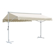 vidaXL Awning with PU Coating and Powder-Coated Steel in Cream
