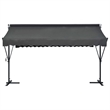vidaXL Awning with Anthracite Powder-Coated Steel in Dark Grey