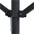 vidaXL Awning with Anthracite Powder-Coated Steel in Dark Grey