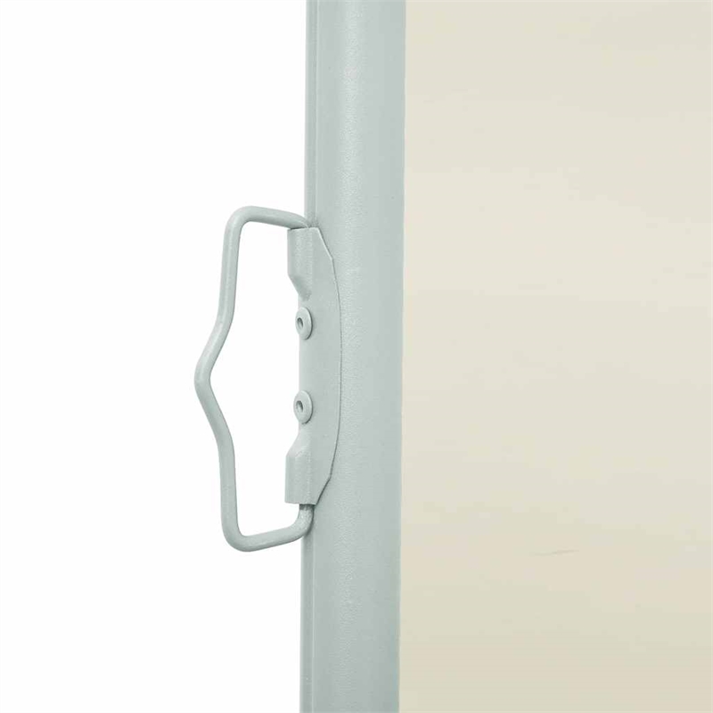 vidaXL Side Awning with Powder-Coated Steel in Cream