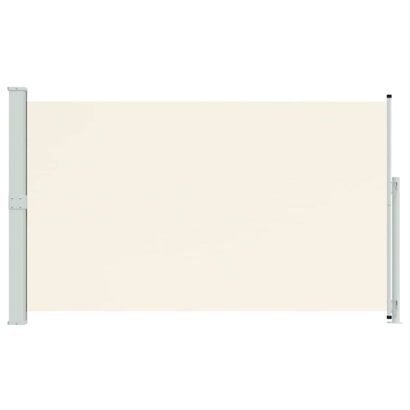 vidaXL Side Awning with Powder-Coated Steel in Cream