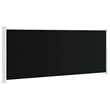 vidaXL Side Awning with PU Coating in Black and Grey