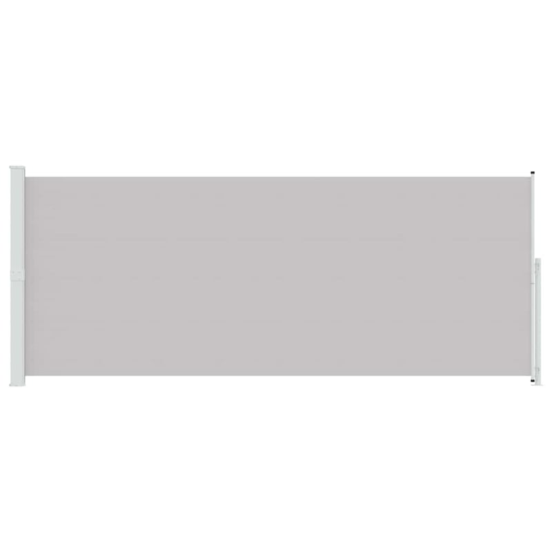 vidaXL Large Retractable Side Awning in Gray
