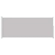 vidaXL Large Retractable Side Awning in Gray