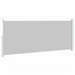 vidaXL Large Retractable Side Awning in Gray