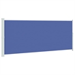 vidaXL Side Awning in Blue and Grey