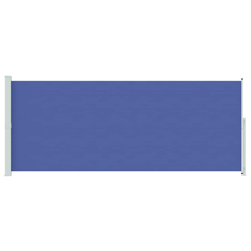 vidaXL Side Awning in Blue and Grey