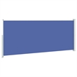 vidaXL Side Awning in Blue and Grey