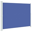 vidaXL Side Awning in Blue and Grey