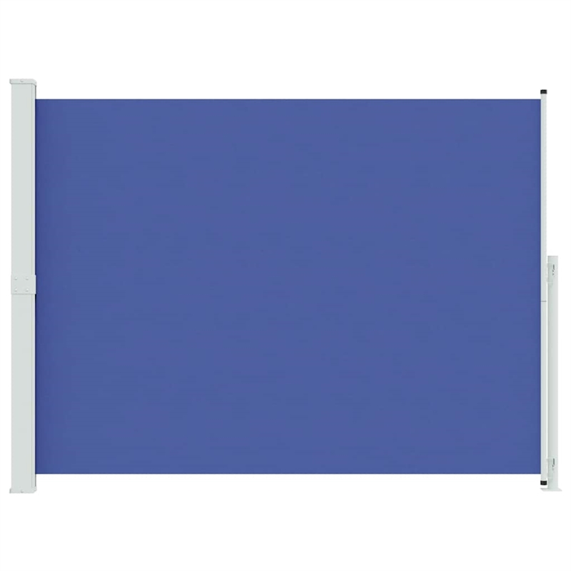 vidaXL Side Awning in Blue and Grey
