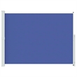 vidaXL Side Awning in Blue and Grey