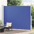 vidaXL Side Awning in Blue and Grey