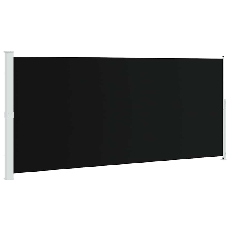 vidaXL Side Awning in Black and Grey