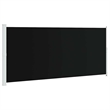 vidaXL Side Awning in Black and Grey