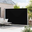 vidaXL Side Awning in Black and Grey