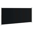 vidaXL Side Awning in Black and Grey