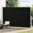 vidaXL Side Awning in Black and Grey