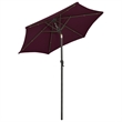 vidaXL Aluminum Garden Parasol in Bordeaux Red and Dark Gray