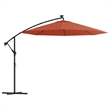 vidaXL Cantilever Garden Parasol in Terracotta