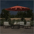 vidaXL Cantilever Garden Parasol in Terracotta