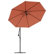 vidaXL Cantilever Garden Parasol in Terracotta